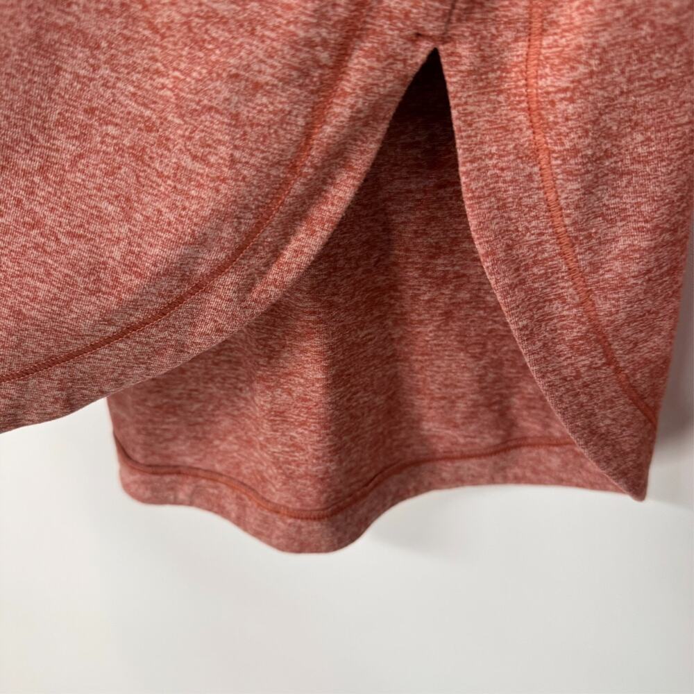 Athleta Uptempo Hoodie Sweatshirt Womens Large Cameo Orange Athleisure 382882 - Picture 9 of 13